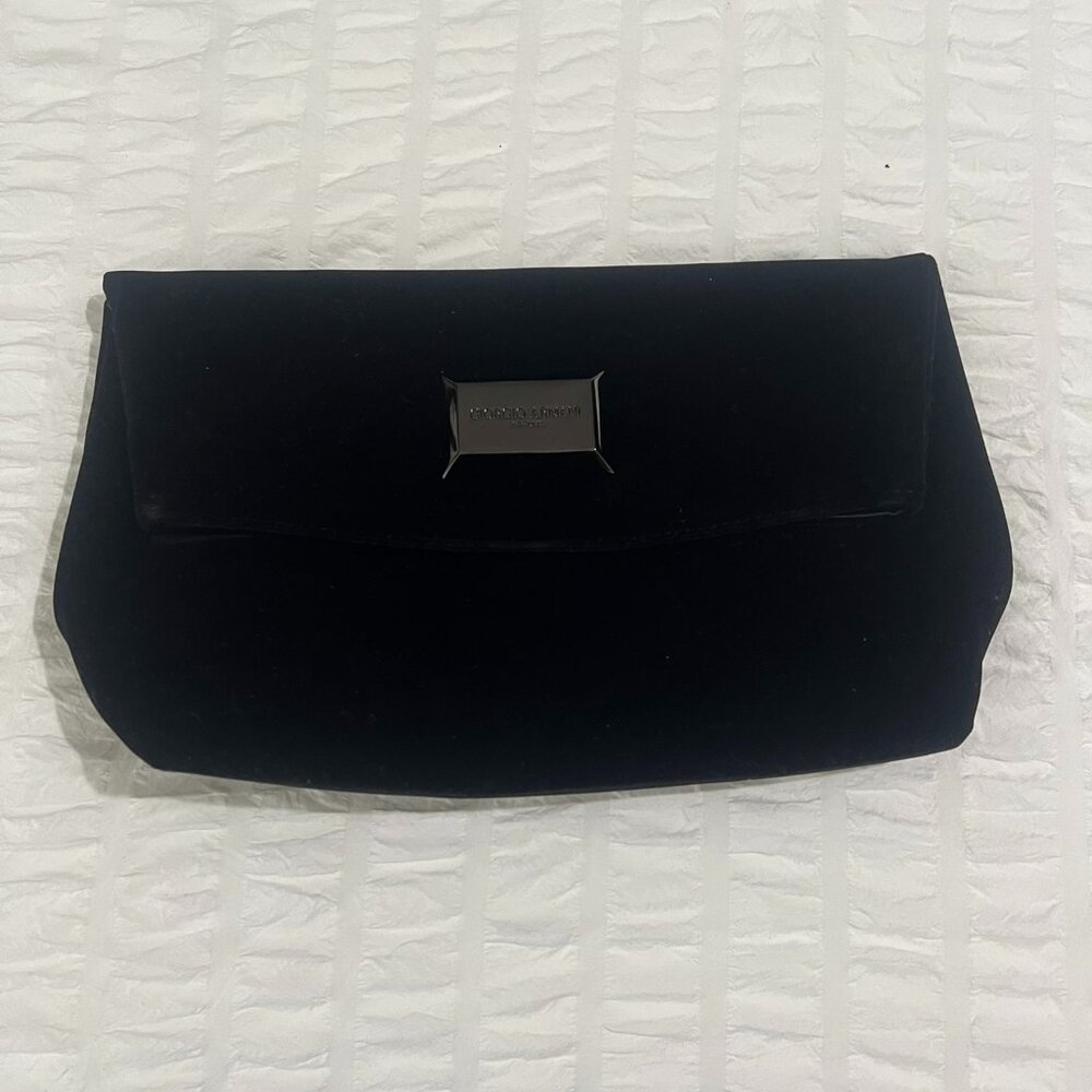 Giorgio Armani Handheld black velvet bag - NWOT